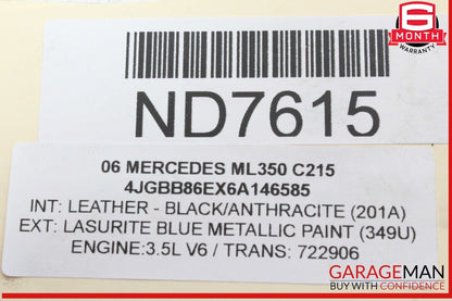 06-13 Mercedes W164 ML350 GL350 Lower Engine Motor Oil Pan 2720100828 OEM