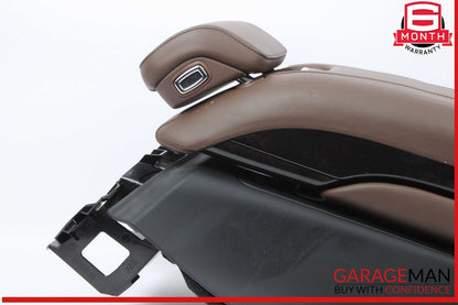 14-17 Mercedes W222 S550 S63 AMG Rear Center Console Arm Rest Armrest Brown OEM