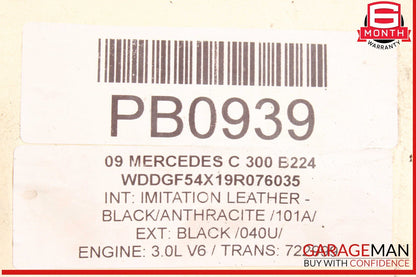 08-14 Mercedes W204 C350 C63 Rear Subframe Engine Crossmember Sub Frame OEM