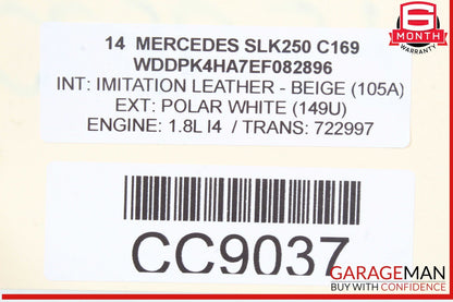 12-16 Mercedes R172 SLK250 SLK350 Left Driver Interior Door Panel OEM