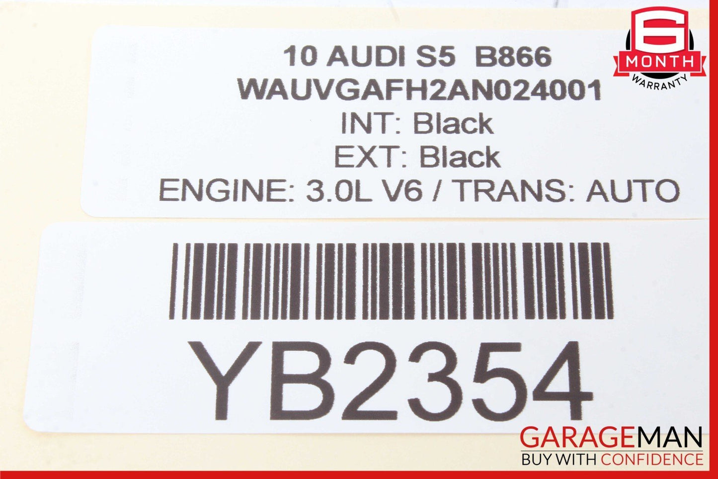 10-17 Audi S5 A5 Front Top Latch Lock End Plate Set of 2 Pc OEM