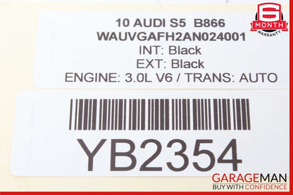10-17 Audi S5 A5 Front Top Latch Lock End Plate Set of 2 Pc OEM