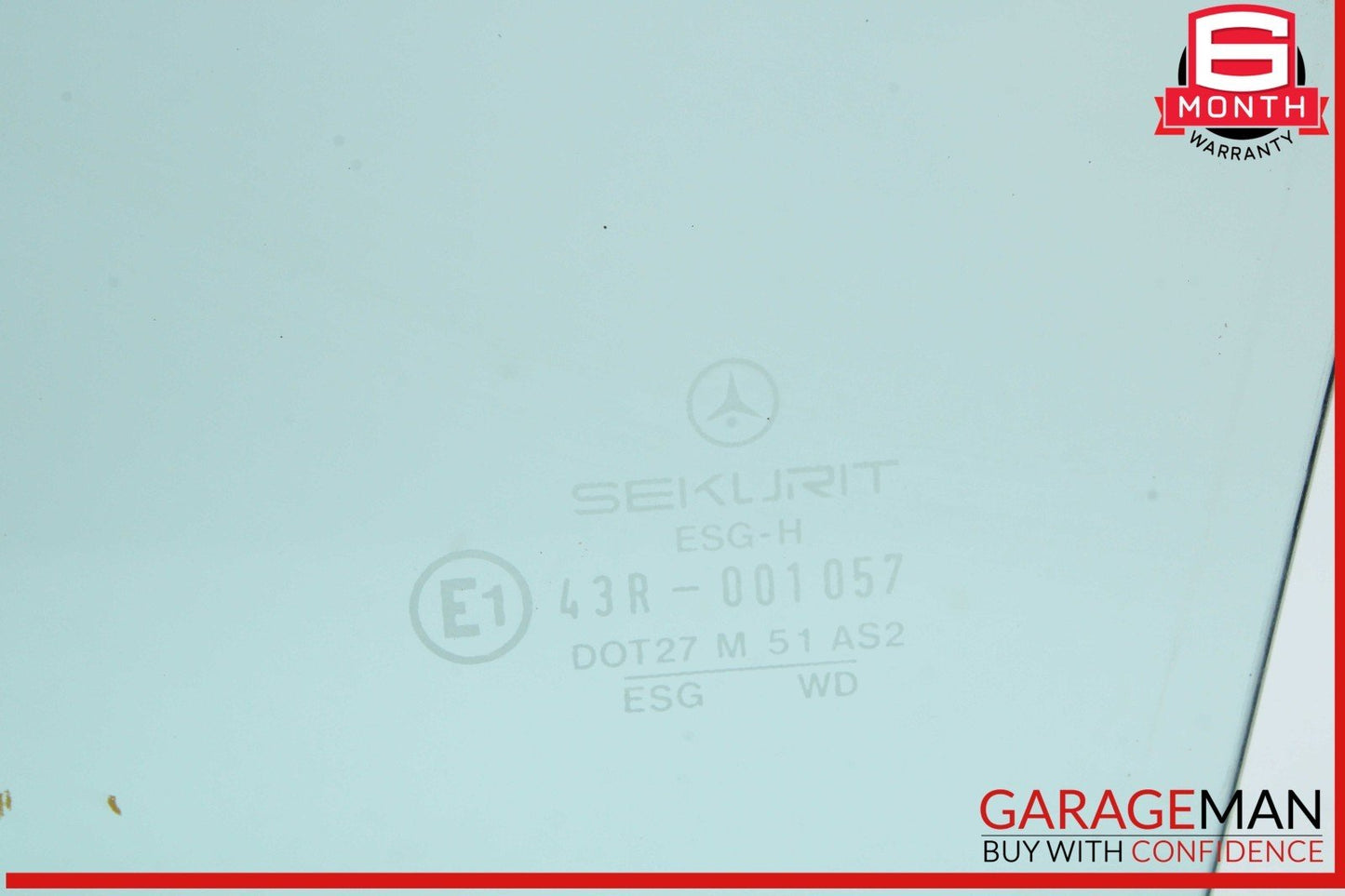 84-93 Mercedes W201 190E 190D Front Left Driver Side Window Door Glass OEM