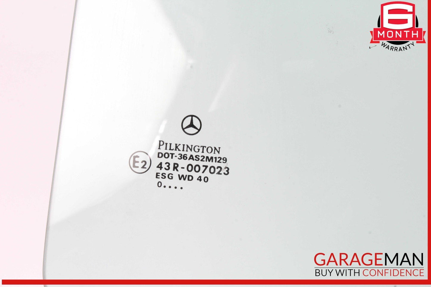 01-04 Mercedes R170 SLK230 Front Right Passenger Side Door Window Auto Glass OEM