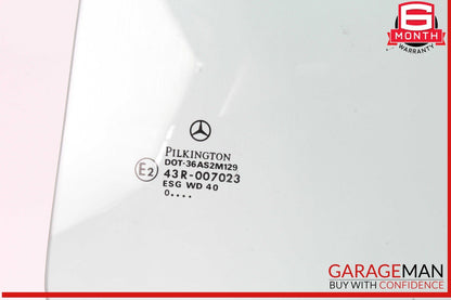 01-04 Mercedes R170 SLK230 Front Right Passenger Side Door Window Auto Glass OEM