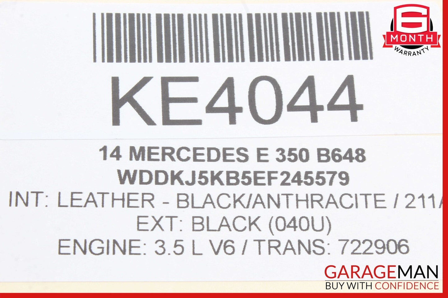 10-17 Mercedes W207 E350 Coupe Rear Right Door Window Regulator Frame w/o Motor