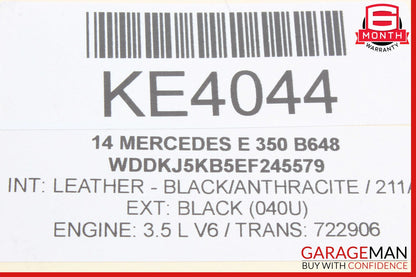 10-17 Mercedes W207 E350 Coupe Rear Right Door Window Regulator Frame w/o Motor