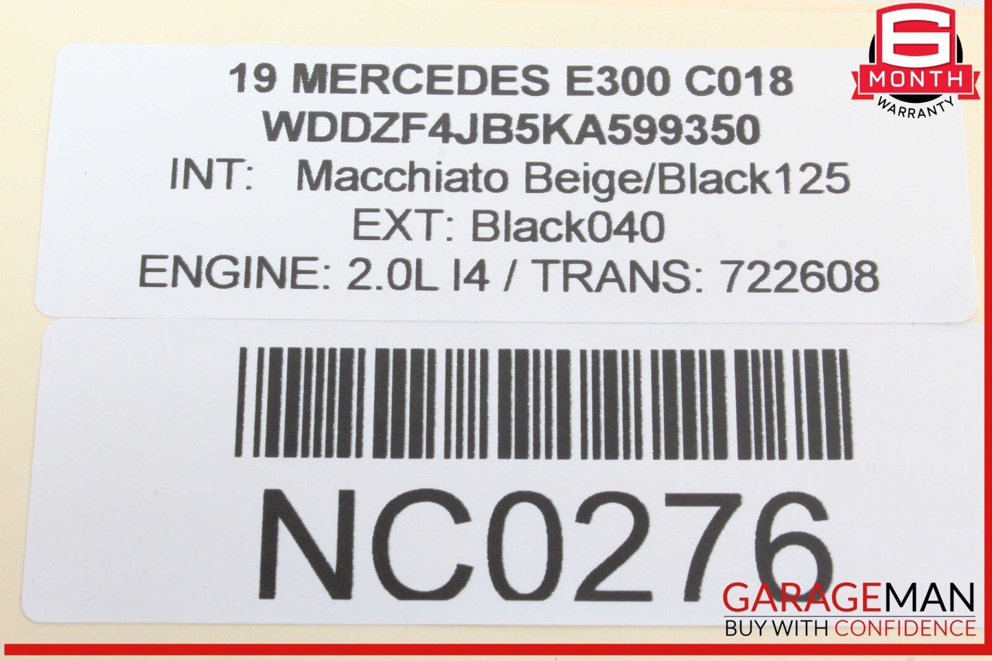 17-19 Mercedes W213 E300 Front Left Side Steering Wheel w/ Paddle Shifters OEM