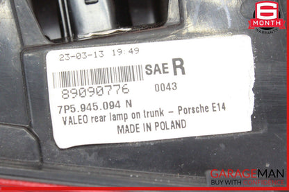 11-14 Porsche Cayenne 958 AWD Rear Right Side Inner Tail Light Lamp OEM