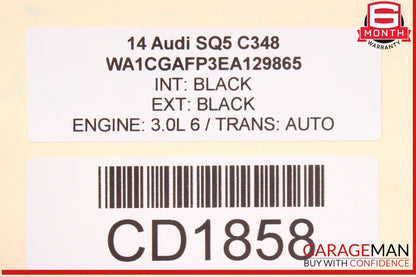 12-18 Audi A6 A7 SQ5 Cooling Fan Radiator AC Condenser Assembly 8T0260401G OEM