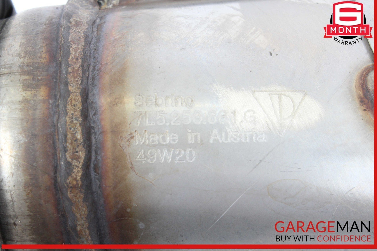08-10 Porsche Cayenne 957 Rear Left and Right Side Exhaust Tail Pipe Tip OEM