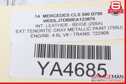12-18 Mercedes W218 CLS550 CLS400 Ash Tray Ashtray Cup Holder Trim Walnut OEM