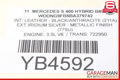 10-13 Mercedes W221 S400 S550 S65 AMG Rear Sam Fuse Box Relay Module Control OEM
