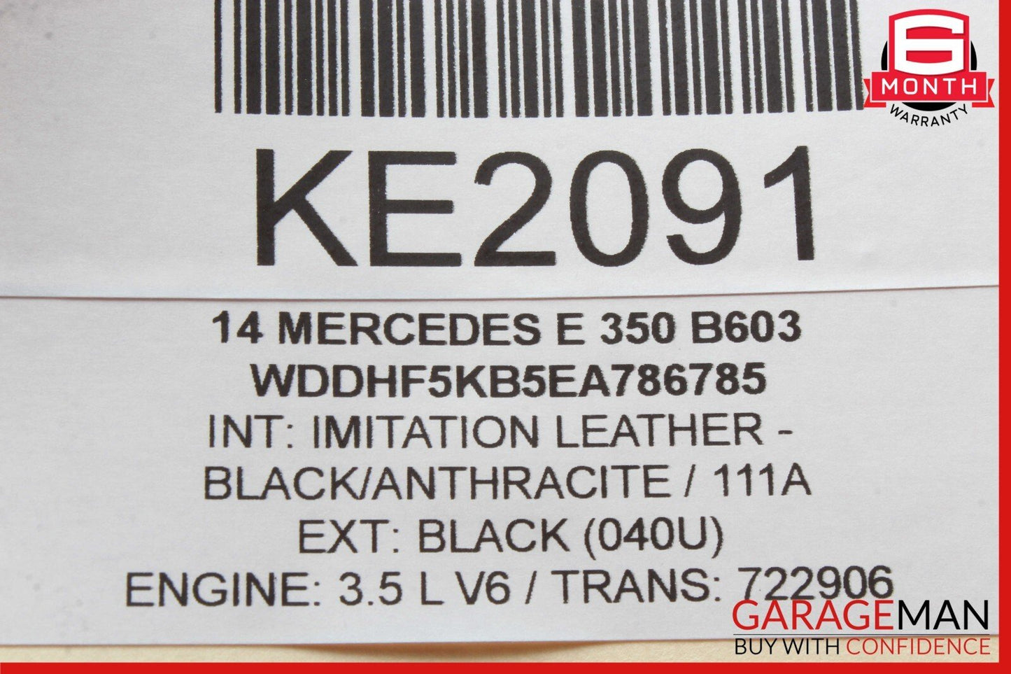 10-16 Mercedes W212 E350 E550 Front Left Driver Side Lower Control Arm OEM