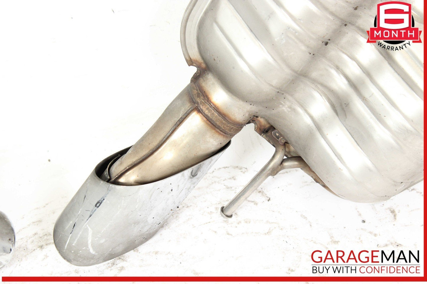03-08 Mercedes R230 SL550 SL600 Rear Exhaust Mufflers Muffler Tip Tips Set of 2