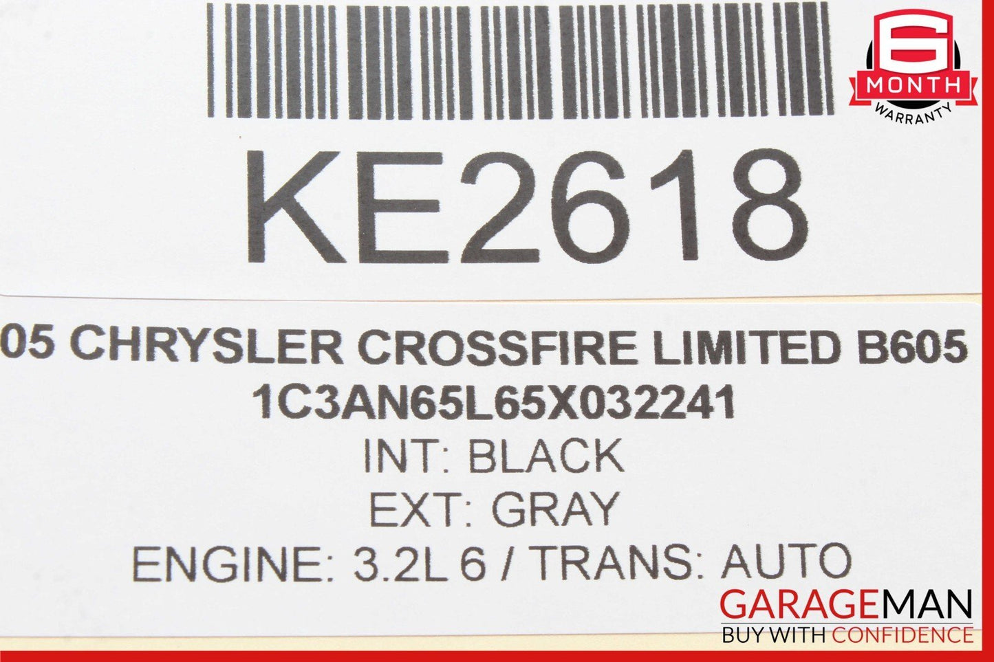 97-08 Chrysler Crossfire CLK320 Front Right Side Upper Control Arm OEM