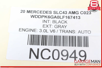 12-20 Mercedes R172 SLC43 AMG Rear Left and Rear Right B-Pillar Speaker Cover