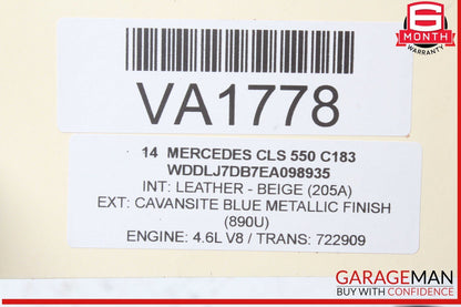 12-18 Mercedes W218 CLS550 E550 M278 Left Turbocharger Turbo Charger Manifold