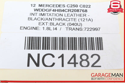 12-15 Mercedes W204 C250 SLK250 M271 Lower Oil Pan Section 2710141602 OEM