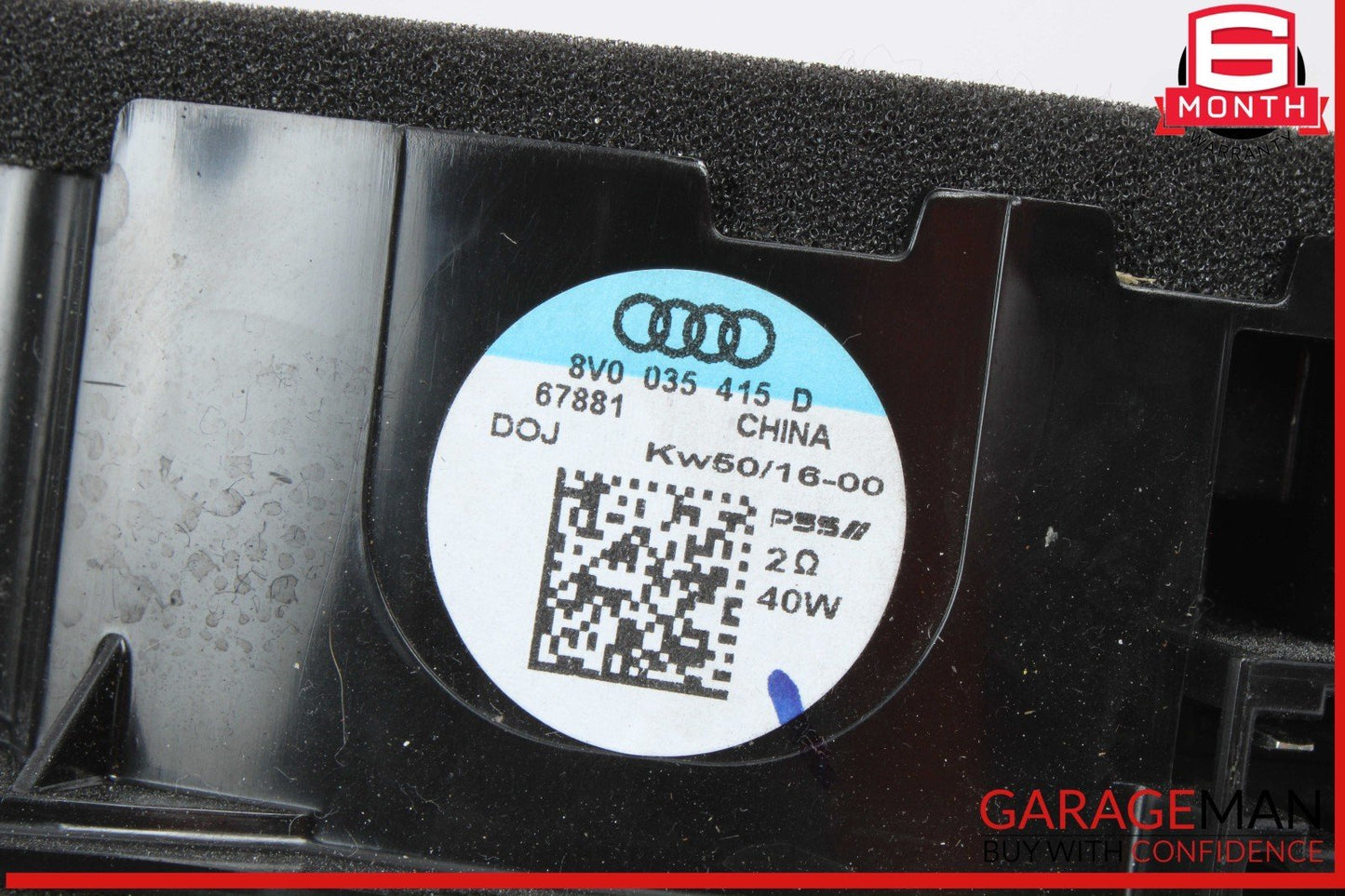 15-20 Audi A3 S3 Front Left and Front Right Side Door Audio Speaker Set of 2 OEM