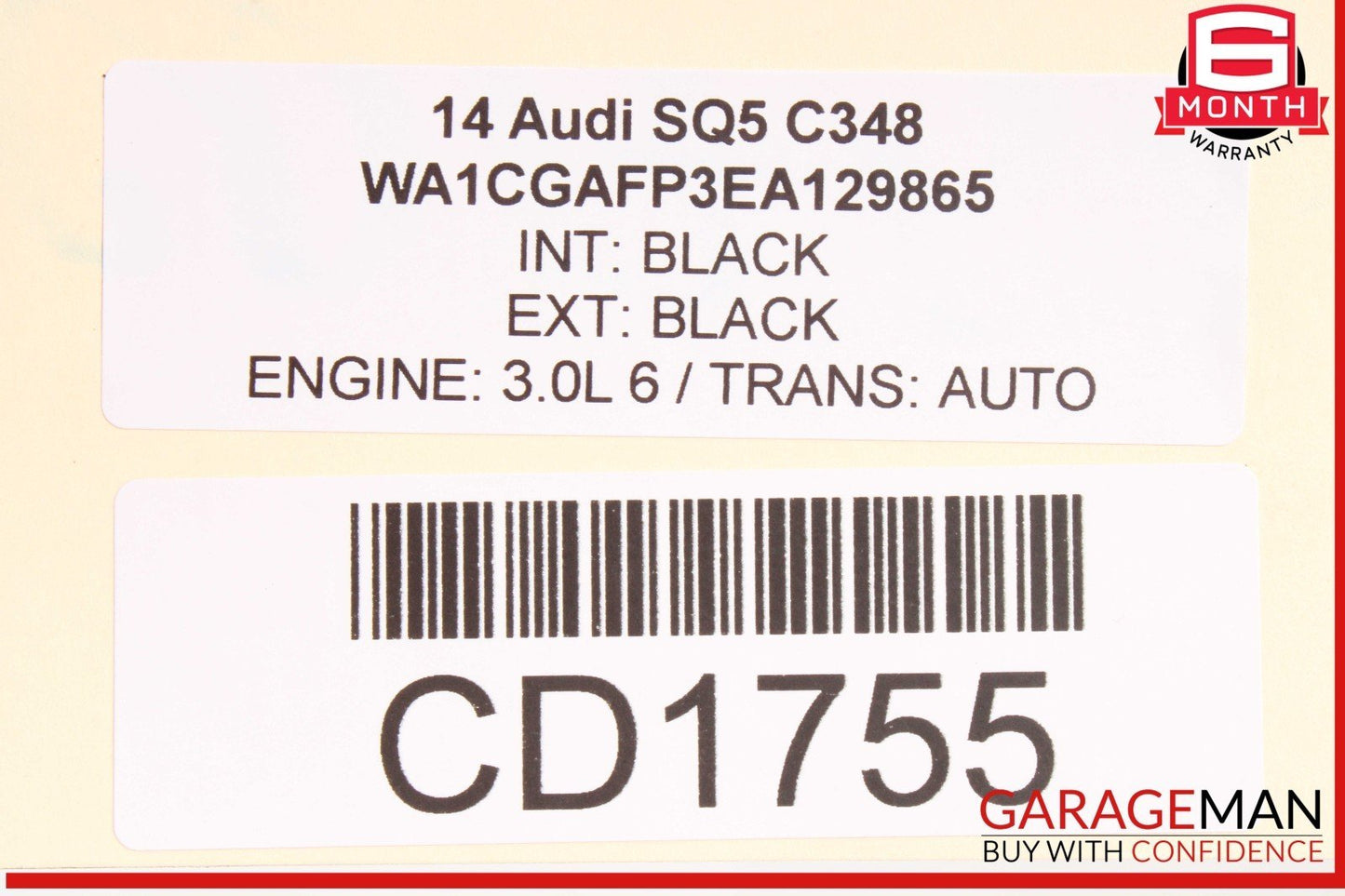 14-17 Audi SQ5 S4 S5 Complete Engine Motor Block Assembly OEM 188k