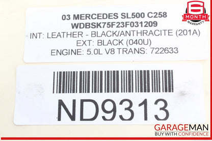 03-06 Mercedes R230 SL500 SL600 ABC Hydraulic Suspension Line Hose Pipes OEM