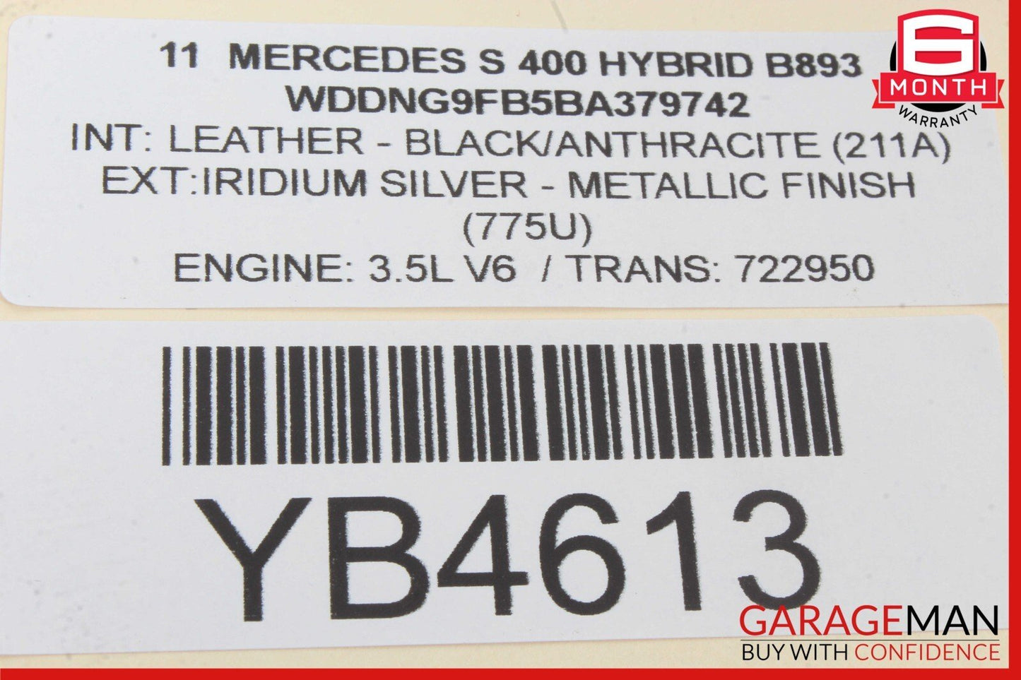 10-14 Mercedes W221 S400 CL550 Multifunction Switch Knob Control Trim Assembly