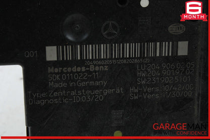 12-14 Mercedes W204 C250 C350 Rear Fuse Relay Box Module 2049060205 OEM