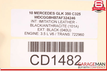 10-15 Mercedes X204 GLK350 Front Right Side Lower Bottom Seat Cushion OEM