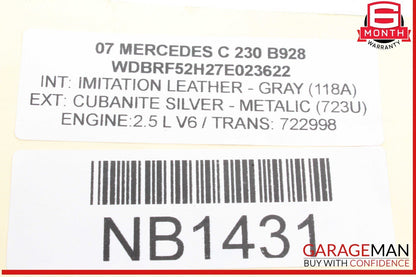 01-07 Mercedes W203 C230 Front Right & Left Side Door Audio Speaker Set of 2 OEM