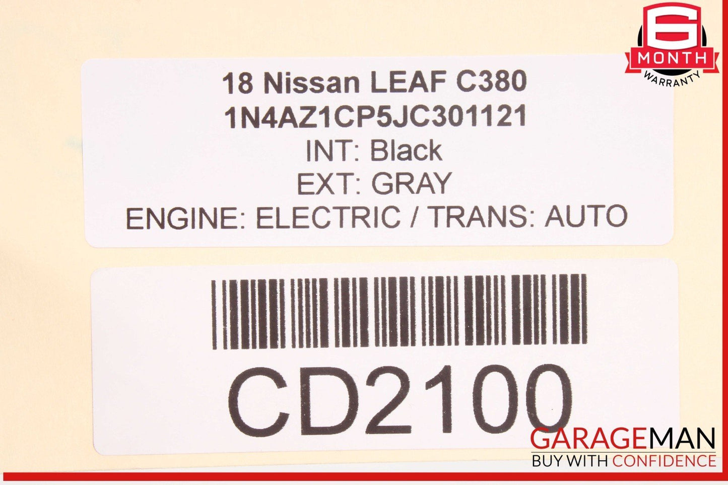 18-25 Nissan Leaf Front Left Driver Side Door Shell Panel OEM