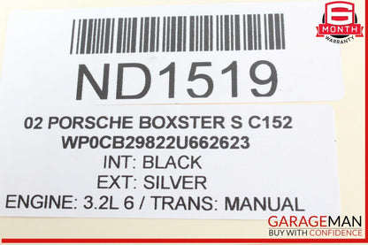 97-04 Porsche Boxster S 986 Right Side Engine Radiator AC A/C Condenser OEM