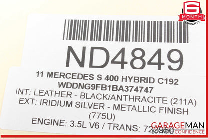 10-13 Mercedes W221 S400 Hybrid Starter Generator 2729060100 OEM