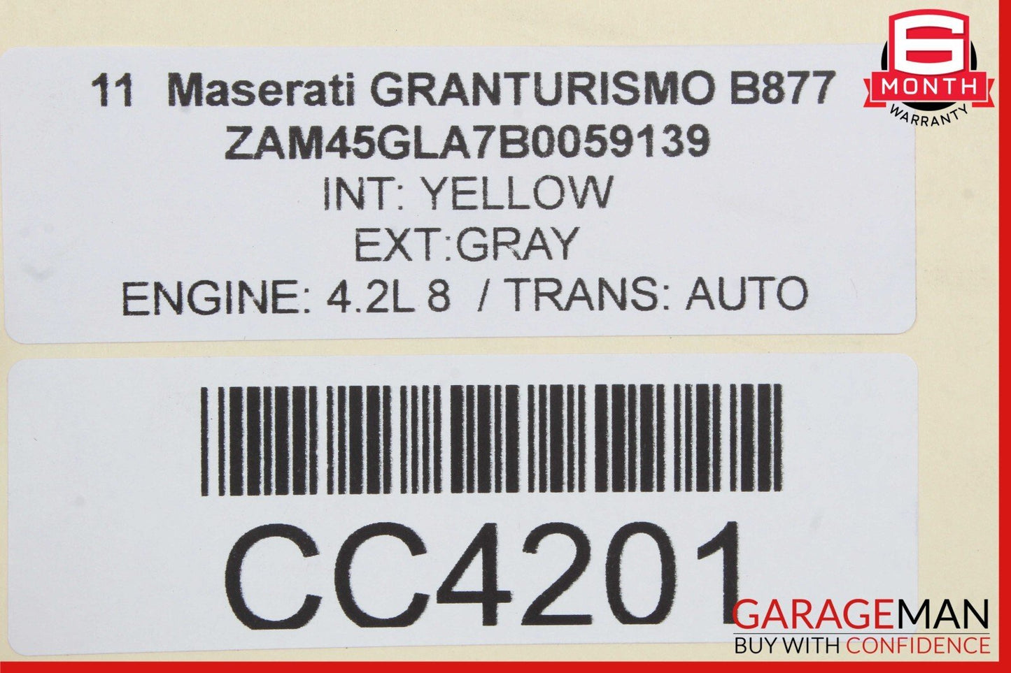 08-19 Maserati GranTurismo GranCabrio M145 Hood Bonnet Cover Panel Assembly OEM