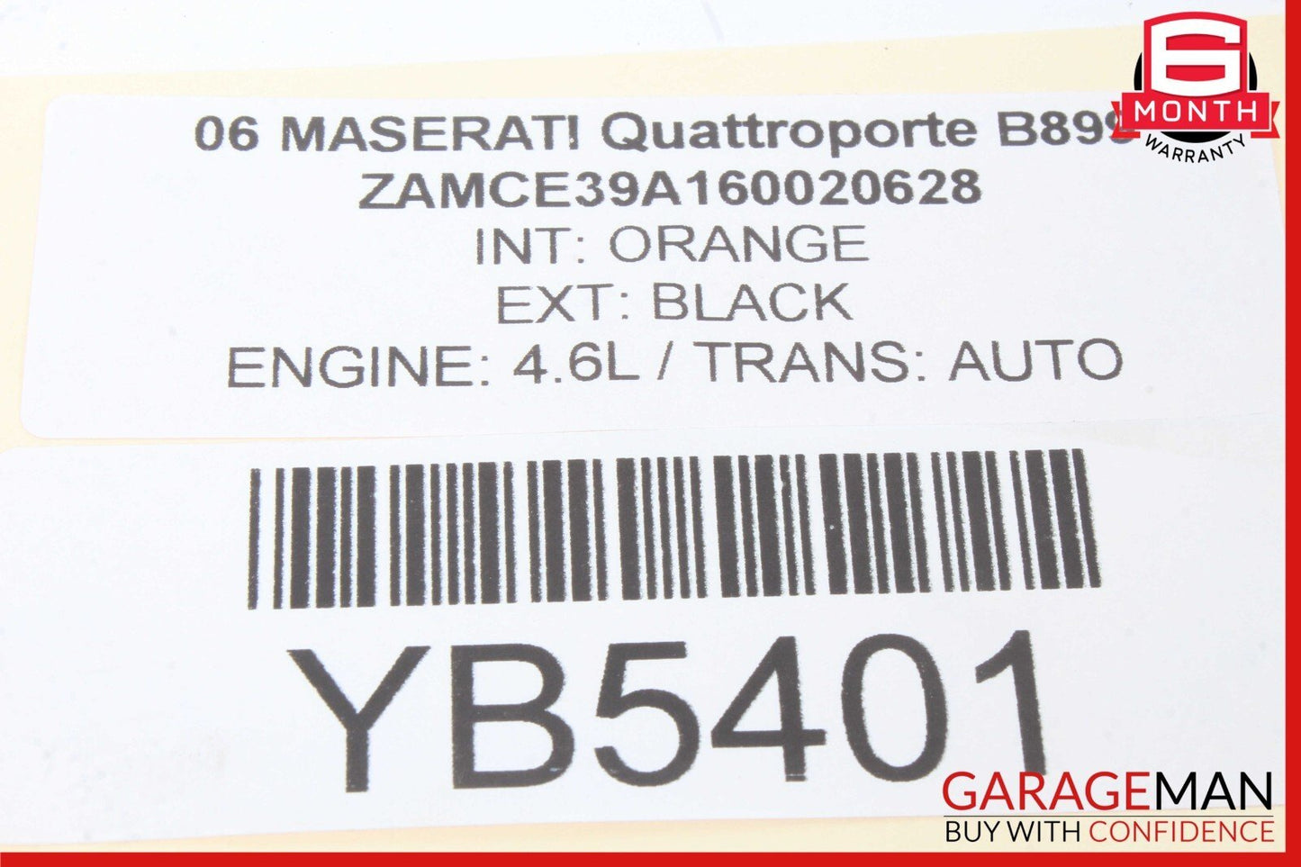 05-08 Maserati Quattroporte M139 Left Driver Side Rear View Door Mirror OEM