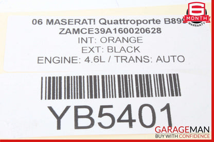05-08 Maserati Quattroporte M139 Left Driver Side Rear View Door Mirror OEM