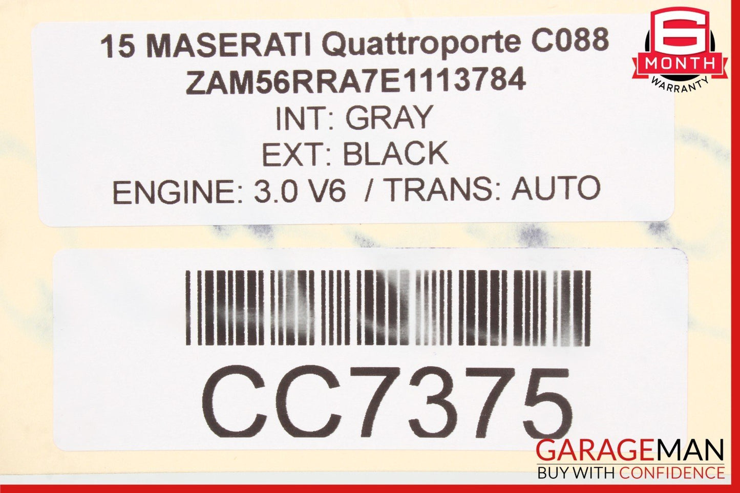 14-22 Maserati Quattroporte M156 Ghibli Front Right Side Door Shell OEM