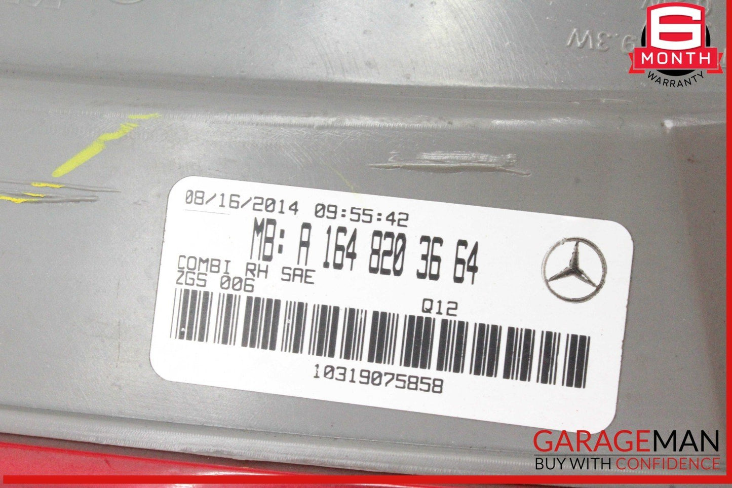 10-12 Mercedes X164 GL450 Rear Right Side Taillight Tail Light Lamp OEM