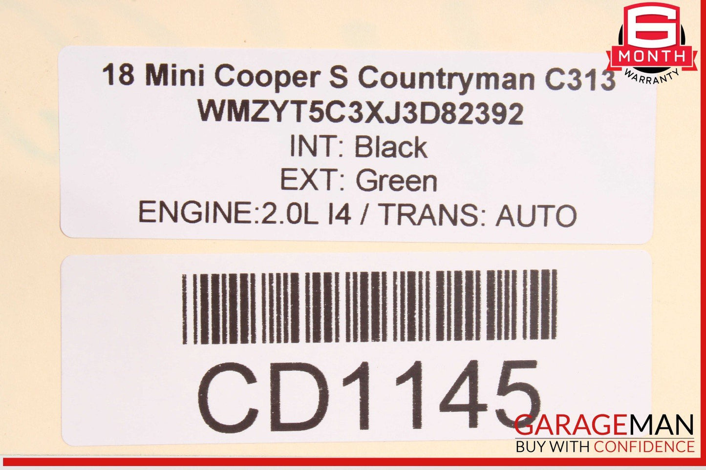 17-19 Mini Cooper S Countryman Complete Engine Motor Block Assembly OEM 35k
