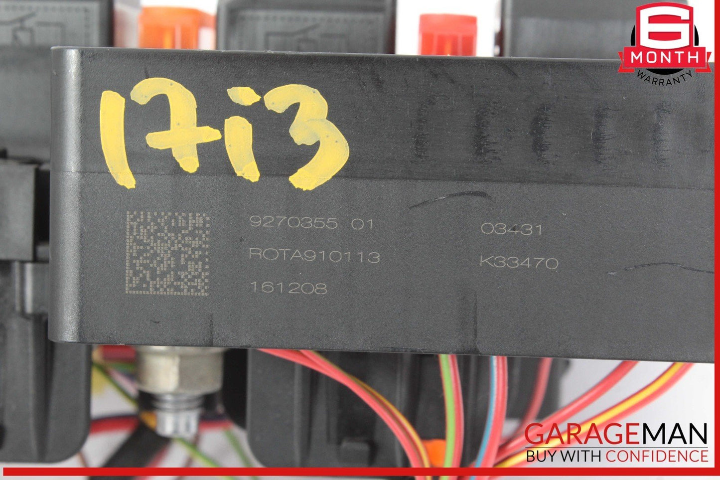 14-21 BMW i3 I01 Hybrid Power Distribution Fuse Relay Junction Box 9270355 OEM