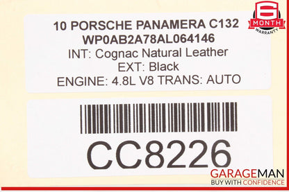 10-16 Porsche Panamera 970 Top Upper Sun Roof Sunroof Frame Motor Assembly OEM