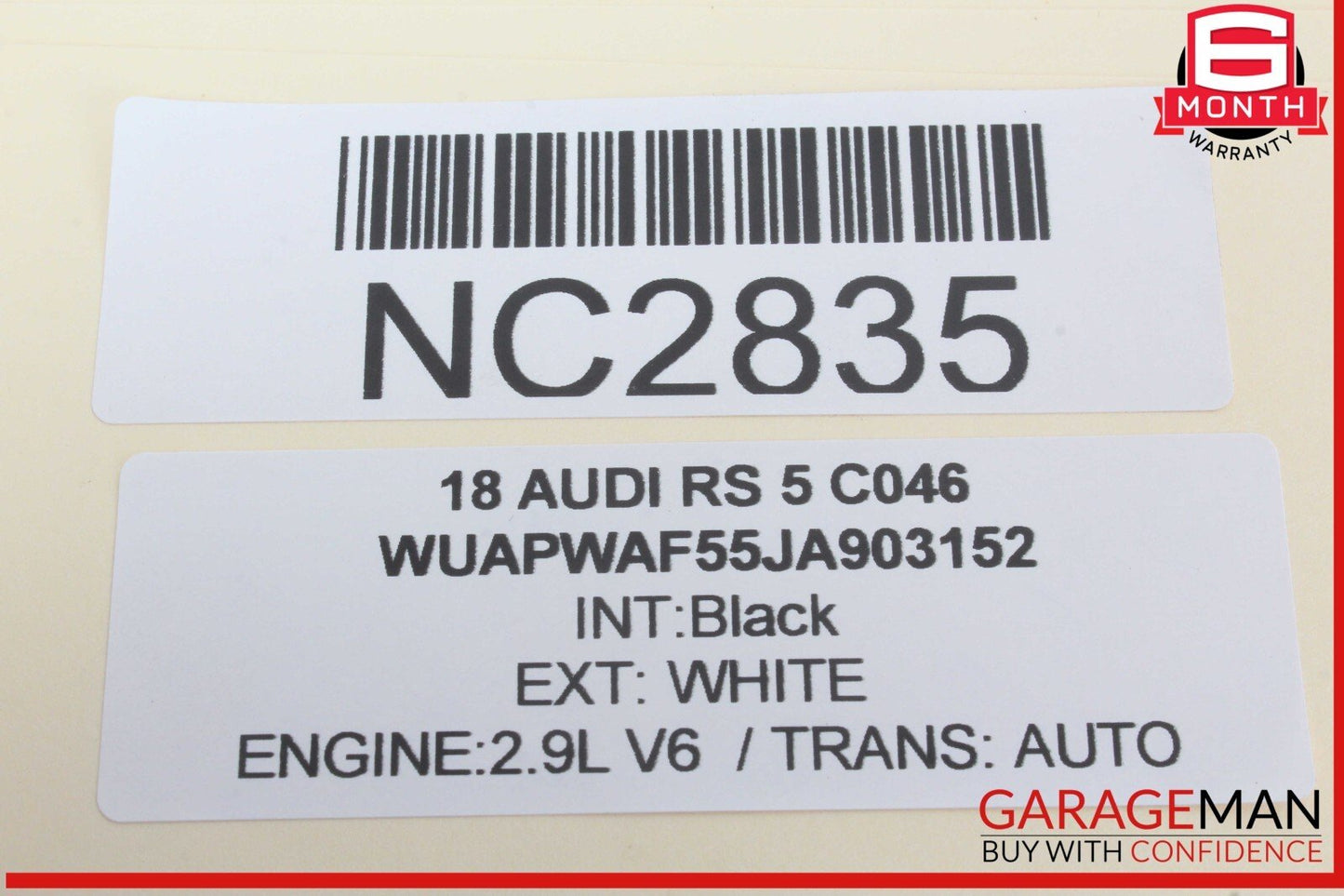 18-23 Audi RS5 S5 Rear Left and Rear Right Side Door Audio Speaker Set of 2 OEM