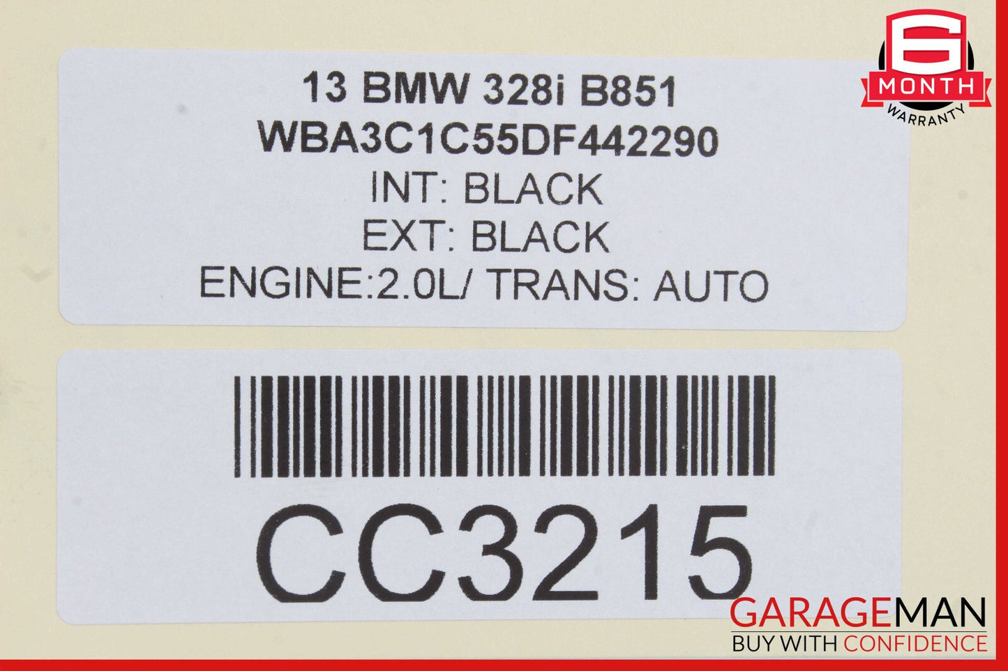 12-18 BMW F30 328i 335i Sedan Front Right Passenger Side Door Shell OEM
