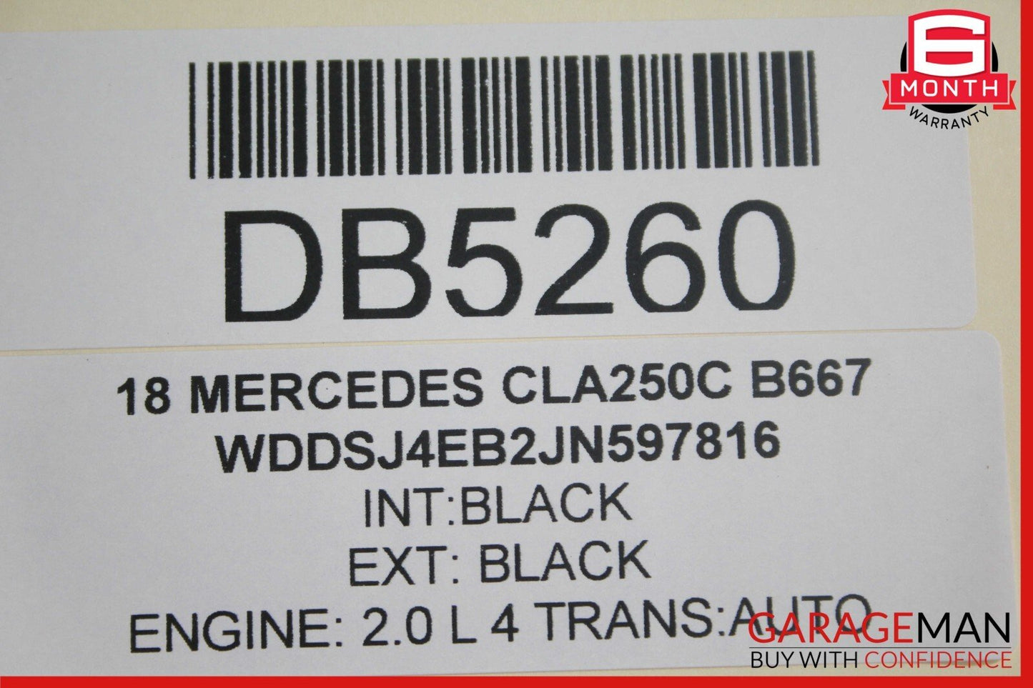 14-18 Mercedes W117 CLA250 CLA45 AMG Front Left Exterior Door Shell Panel Black