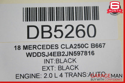14-18 Mercedes W117 CLA250 CLA45 AMG Front Left Exterior Door Shell Panel Black