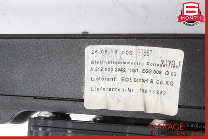11-16 Mercedes W212 E350 Wagon Rear Left Side Parcelf Shelf Rail Motor OEM