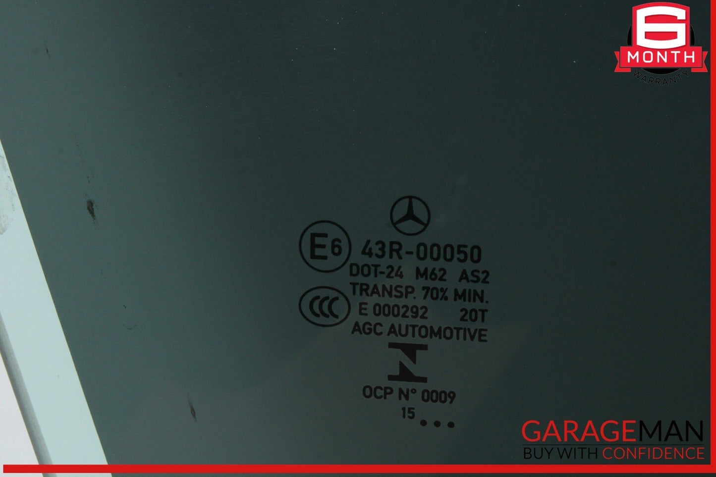 10-16 Mercedes W212 E350 Front Right Passenger Side Door Window Glass OEM