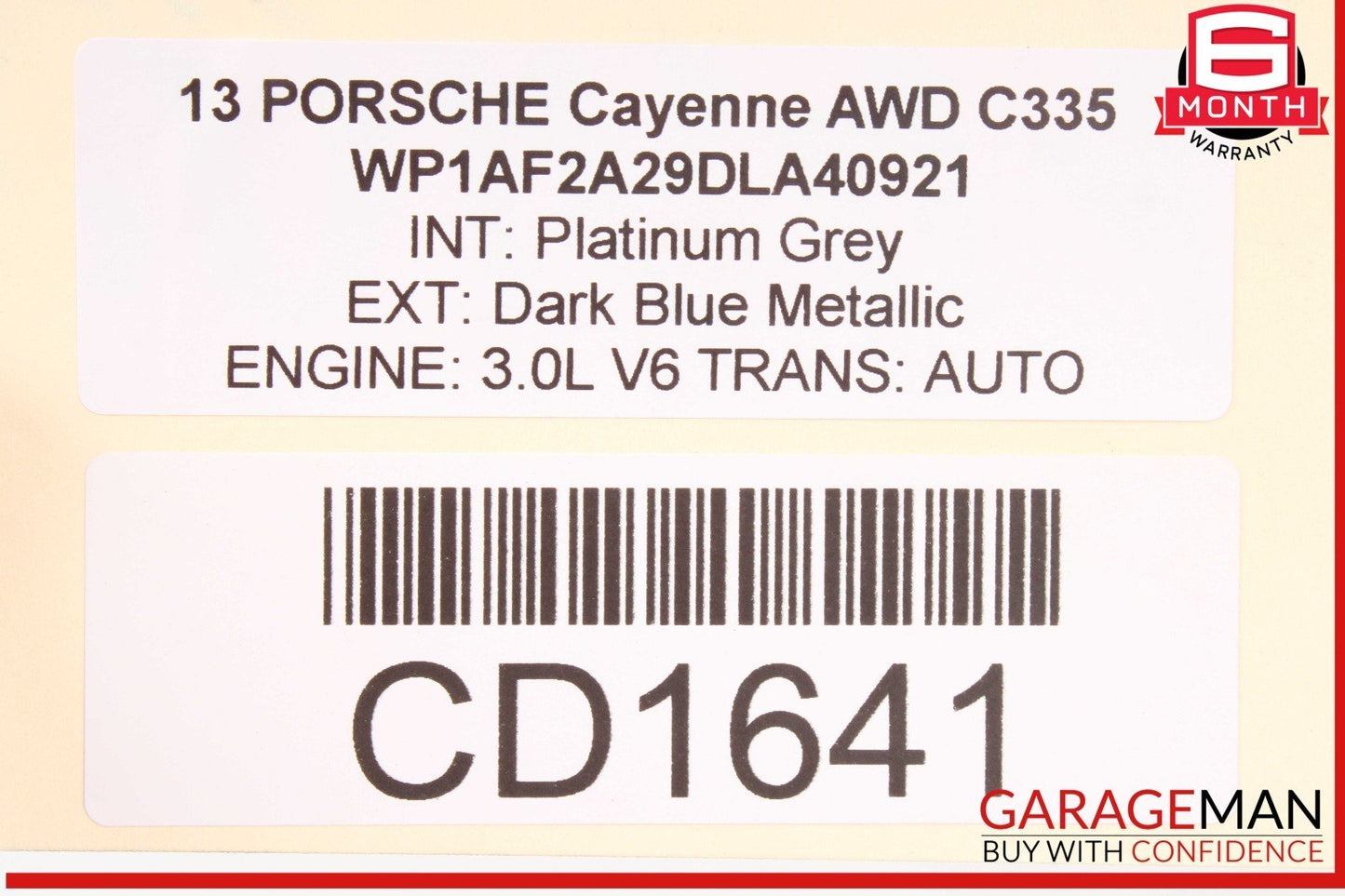 11-18 Porsche Cayenne 958 3.0L Diesel Automatic Transmission Assy OEM 174k
