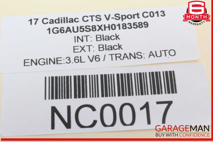 14-19 Cadillac CTS V-Sport Rear Left and Right Side Tray Audio Sound Speaker OEM