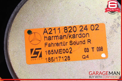 03-06 Mercedes W211 E320 Front Right & Left Side Door Audio Sound Speaker Set